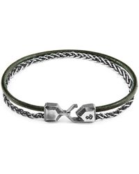 Anchor and Crew - Racing Staysail Mast & Round Leather Bracelet - Lyst