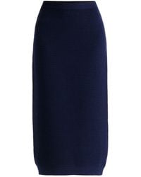 Paisie - Ribbed Midi Skirt - Lyst