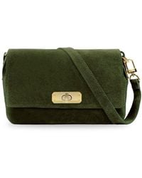 Apatchy London - The Maisie Midi Suede Bag - Lyst