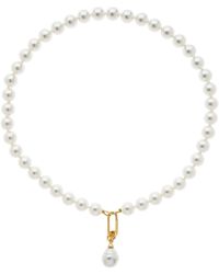 Emma Holland Jewellery - Baroque Pearl Charm Necklace - Lyst