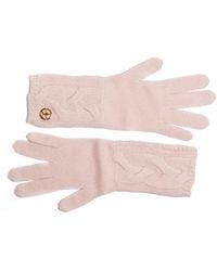 Bel Cashmere - Cable Knitted Light Cashmere Gloves - Lyst