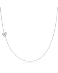 Maya Brenner - 14K Asymmetrical Charm Necklace - Lyst