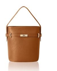 Betsy & Floss - Sora Large Leather Bucket Bag - Lyst