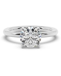 Artisan - Designer Round-Cut Lab Diamond Ring - Lyst