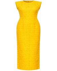 Chuks Collins - Ireti Sleeveless Fitted Column Dress - Lyst