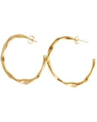 Karen Hallam - Stella Hoops Plated - Lyst