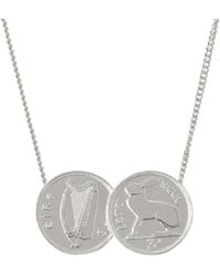 Katie Mullally - 3D Double Irish Coin Necklace - Lyst