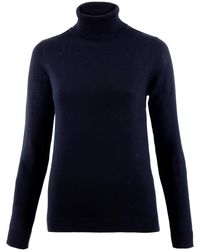 Paul James Knitwear - S Pure Harriet Extra Fine Merino Wool Roll Neck Jumper - Lyst