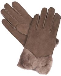 Owen Barry - Sheepskin Gloves Mushroom Cep - Lyst
