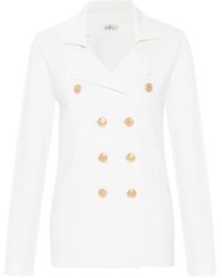 Peraluna - Katherine Standard Cut Knit Blazer - Lyst