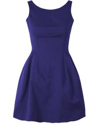 VIKIGLOW - Jeanne Cobalt A Line Sleeveless Dress - Lyst