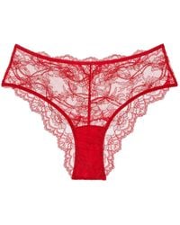 Journelle - Anais High Waist Brief Scarlet - Lyst