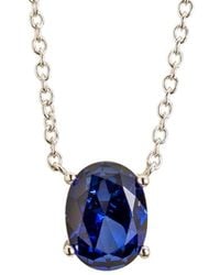 Juvetti - Ovo Necklace Set With Sapphire - Lyst