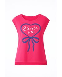 Conquista - Sleeveless Print Top - Lyst