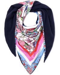 Jessica Russell Flint - Silk & Cashmere Triangle Scarf - Lyst
