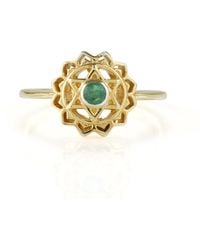 Charlotte's Web Jewellery - Heart Chakra Vermeil Ring - Lyst