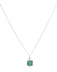 Bio-Trimmings - Brandt Dainty Extendable Necklace Aegean Bio-Gem - Lyst
