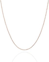 Spero London - Curb Chain Necklace Sterling - Lyst