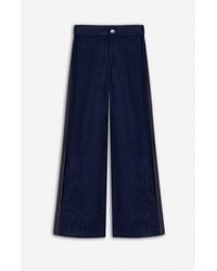 Nocturne - Wide Leg Chenille Trousers - Lyst