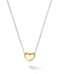 Dower & Hall - Waterfall Mini Heart Pendant - Lyst