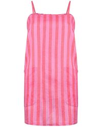 SUNSHINE TIENDA - Orchid Pinstripe Grotto Dress - Lyst