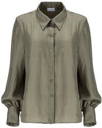Lita Couture - Button-Up Silk Shirt - Lyst