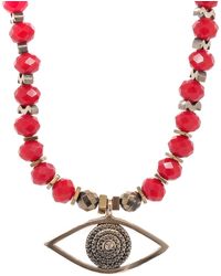 Ebru Jewelry - Christmas Evil Eye Red Necklace - Lyst