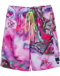 Paloma Lira - Three Way Punk Kiss Long Shorts - Lyst