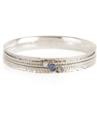 Charlotte's Web Jewellery - Ethereal Galaxy Silver Spinning Bangle - Lyst
