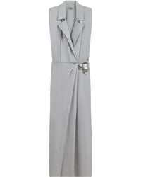 Nocturne - Embellished Belt-Detail Maxi Dress - Lyst