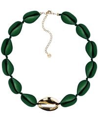 Adriana Pappas Designs - Metal Shell Accent Choker Matte - Lyst