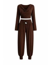 Maison De Gala - Valerie Mocha Drape Set - Lyst