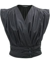 Smart and Joy - Cross-Heart Crop Top - Lyst