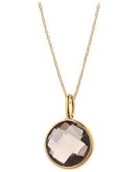 Goddess Charms - Smoky Quartz Power Stone Necklace - Lyst