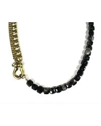 Rachel Nathan - Shackle Duo: Faceted Tourmaline Cube Necklace - Lyst