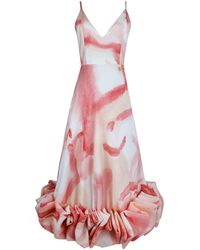 Ak Royalty Resortwear - Florence Dress Peach Cloud - Lyst
