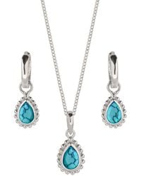 Charlotte's Web Jewellery - December Birthstone Sterling Necklace And Earring Set - Lyst