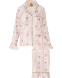 Carolina Benoit - Palm Beach Bows Pajamas Long Set - Lyst