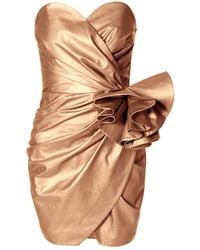 AGGI by HALEWSKI - Alessandra Royal Mini Strapless Dress - Lyst