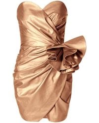 AGGI by HALEWSKI - Alessandra Royal Mini Strapless Dress - Lyst