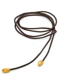 EVA REMENYI - Origin Bow Necklace - Lyst