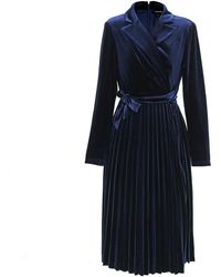 Smart and Joy - Velvet Wrap Dress - Lyst