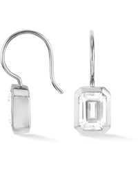 Dower & Hall - Octagon Topaz Earrings - Lyst