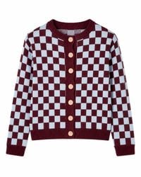 Mind Traveler - Martina Burgundy And Light Cardigan - Lyst