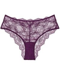 Journelle - Anais High Waist Brief Violette - Lyst