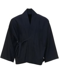 MOE - Deep Check Wool Jacket Reversible - Lyst