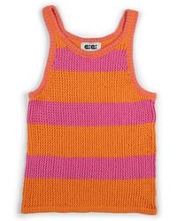 Gigi Knitwear - Mesh Cotton Tank Top - Lyst