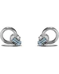 Onia - Aquamarine Donut Studs - Lyst