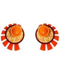 Gissa Bicalho - Acrylic Handmade Earring Sun Light - Lyst