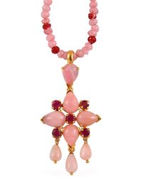Emma Chapman Jewels - Opal Ruby Pendant - Lyst